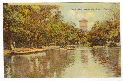 bnk cp Buzau - Helesteul din Crang - circulata 1927 foto