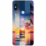 Husa silicon pentru Xiaomi Mi A2, Aloha Summer Stripes