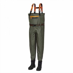 Waders Inspire Chest Bootfoot Wader Eva Sole Green M marime 40/41