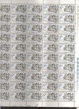 Czechoslovakia 1992 War, 50 stamps in bloc, MNH J.8