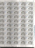 Czechoslovakia 1992 War, 50 stamps in bloc, MNH J.8, Nestampilat