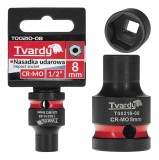 Cheie tubulara de impact 1 / 2&quot; cu 6 colturi, 8 mm, Tvardy T00210-08