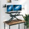 vidaXL Stație de lucru reglabilă 90x40x(13-50) cm oțel lemn prelucrat 336400