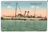 SV * Constanta * Vaporul IMPARATUL TRAIAN la Serbarile din Port * 1925