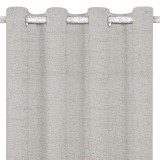 Perdea Decorativă cu Inele, Model Stropi, Culoare Bej, Dimensiuni 140x260cm, Material Poliester, Oem