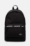 Lacoste rucsac culoarea negru, mare, cu imprimeu, NU4685NZ