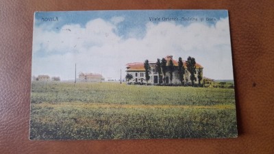 Carte postala, Movila, vilele Ortanza Modeina si Dora, 1938 foto