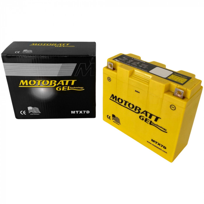 Baterie Moto Motobatt 7Ah 110A 12V MTX7D