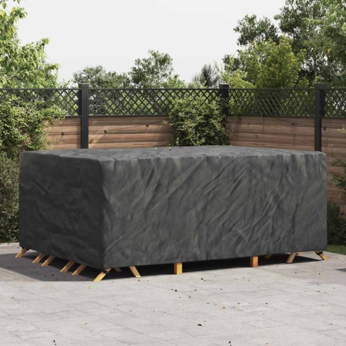 vidaXL Husă pentru mobilier de exterior Negru 270 x 180 x 90 cm 210D 4105834