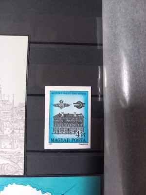 Ungaria.1987 - 100 de ani scoala feroviara , MNH Nedantelat - Mi 3917 B foto