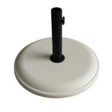 Suport baza pentru umbrele de gradina, din beton, 45 cm diametru, 16kg, alb Household NewTrend