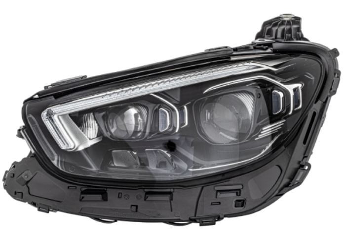 Far MERCEDES Clasa E (W213). 07.2020-, partea Stanga, HELLA, Tip=Multibeam LED; LED; electric; fara unitate control LED; cu motor; LED; cu lumina vir