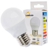 Cumpara ieftin Bec LED 7W sferic, lumina alba naturala E27, Lumiled