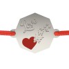 Bratara din argint cu snur model Butterflies From my Heart, Atcom