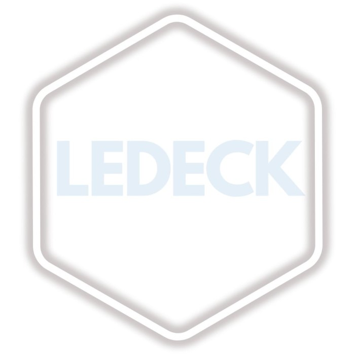 Lumina LED Hexagonala Profesionala Aluminiu, 1 Modul 105x120CM , Service Auto, Detailing, Ateliere, Spatii Comerciale