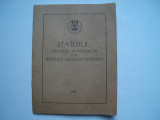 Statutul Asociatiei Filatelistilor din R.S. Romania 1968