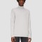 Pulover barbati cu guler inalt, Regular fit, Gri deschis, M