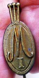 I.914 INSIGNA STICKPIN COROANA M I DESCHLER MUNCHEN h27mm, Europa