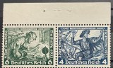 Germania (Deutsches Reich) 1933 - Pereche Orizontală: "Maestrul C&acirc;ntăreț Hans Sachs" &amp; "Olandezul Zburător" Seria Comemorativă "Wagner" MNH-Bn1