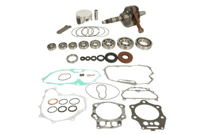 Engine repair kit. tłok +0.5mm (a set of gaskets with seals. crankshaft. gearbox bearing. piston. shaft bearing. water pump and shaft repair kit) HOND foto