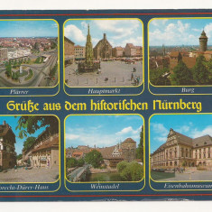 SG1 - Carte Postala - Germania - Nurnberg, Circulata 1992