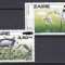 DB1 Fauna Pasari Audubon Zaire Supratipare 1994 4 v. MNH