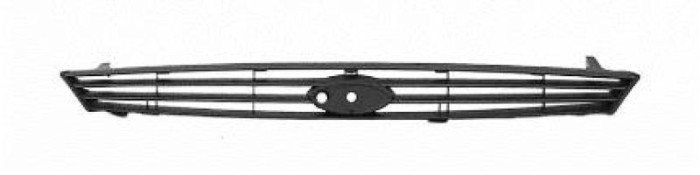 Grila radiator Ford Focus 1 (Base ) 09.1998-11.2002, Negru, Versiune Slats-Basic , 1076205; 1106630; 1132680