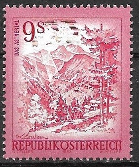 B2463 - Austria 1983 - Peisaje neuzat,perfecta stare foto