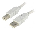 Cablu USB 2.0 A-B 5m Gri, Bq Cable