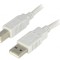 Cablu USB 2.0 A-B 5m Gri