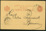Carte poștală circulată 1890