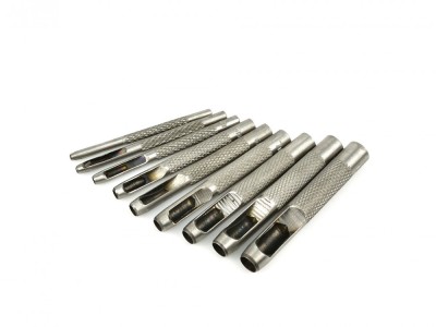 Set perforatoare pentru piele, 9 elemente, Geko G01821 foto