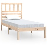 Cumpara ieftin Cadru de pat, 90x190 cm, single, lemn masiv de pin