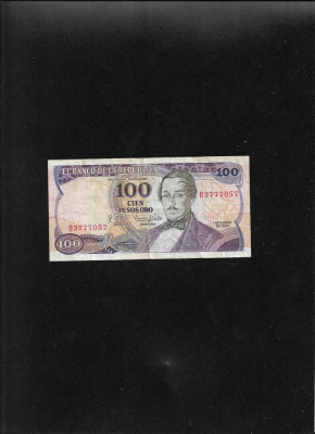 Columbia 100 pesos oro 1980 seria3777057 foto
