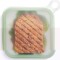 Caserola pentru sandwich Cyrax, din silicon si polipropilena, portabil, usor de curatat, capac anti-scurgere, reutilizabil, 15.5 x 15.5 x 2.5 cm, verd