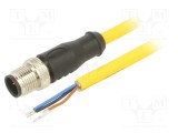 Cablu M12 PIN 4 drept 10m 250VAC 4A PVC MUELLER ELECTRIC