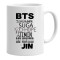 Cana alba personalizata bts members, INOVATIX&reg;. 330 ml
