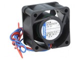 Ventilator axial 24VDC 40x40x25mm 22m3/h 43dBA