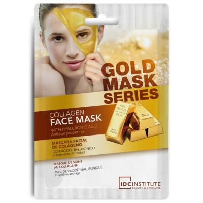 Masca pentru fata cu efect de stralucire si anti-imbatranire Gold collagen IDC Institute 3422 foto