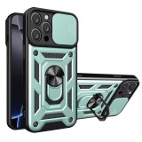 Husa iPhone 16 Pro Max protectie camera Techsuit CamShield Series, verde