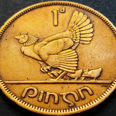 Moneda istorica 1 PINGIN - IRLANDA, anul 1949 * cod 601