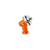 Angrenaj unghiular metalic rotativ 28mm cu 9 caneluri pentru motocoasa