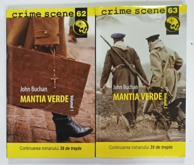 MANTIA VERDE de JOHN BUCHAN , VOLUMELE I - II , 2012 foto