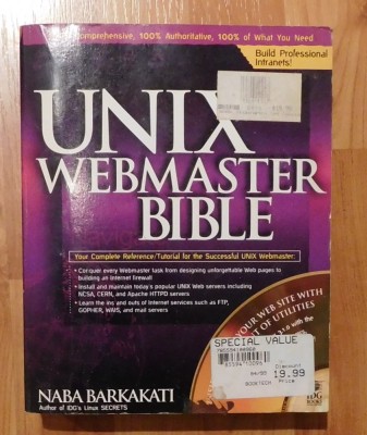 Unix Webmaster Bible de Naba Barkakati foto