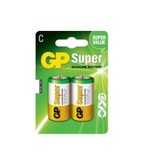 Baterii alcaline Super GP R14 C 2buc blister foto