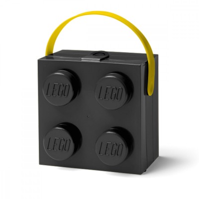 Cutie LEGO 2x2 - negru foto