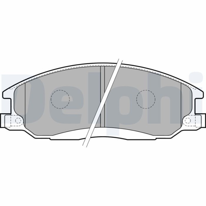 DELPHI LP1743 set placute frana,frana disc
