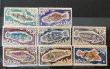 PC106 - Teritoriul Sudic si Antarctic Francez (TAAF) 1971 Fauna marina/ Pesti, serie MNH, 8v