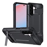 Husa antisoc pentru samsung galaxy a56, kickstand, black