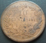 Cumpara ieftin Moneda istorica 10 CENTESIMI - ITALIA, anul 1867 HEATON * Cod 3370 B, Europa